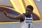 朝球迷竖中指🖕NBA官方：爱德华兹因场上不雅手势被罚3.5万美元